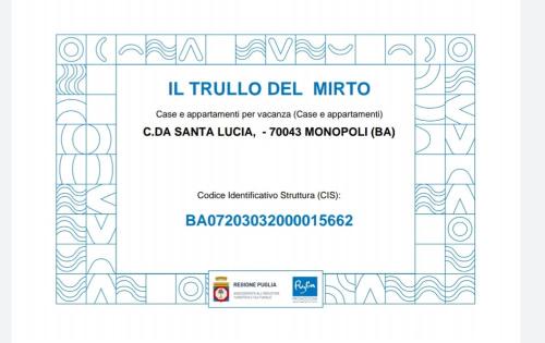 L'Assunta Casa | Il trullo del Mirto