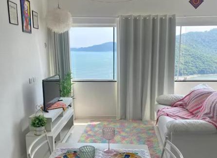 Porchat Island Apartamento | Ilha Porchat - Loft Vista Incrível