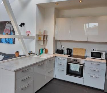 Werden Apartamento | Im Löwental Galeriewohnung an der Ruhr, 2 Schlafzimmer auf 2 Ebenen