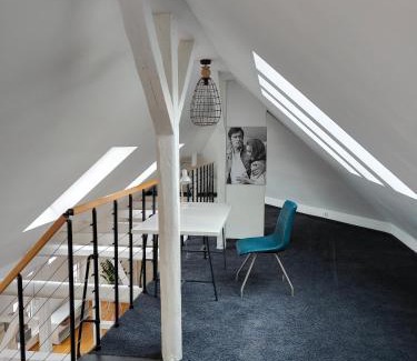 Werden Apartamento | Im Löwental Galeriewohnung an der Ruhr, 2 Schlafzimmer auf 2 Ebenen