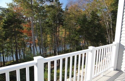 Edgecomb Casa | Inmaculada Boothbay Region Aire acondicionado Waterfront Home