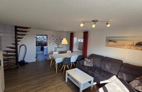 Dornumergrode Apartamento | In a quiet residential area + fenced garden + free WiFi + by the sea + dogs welcome + modern furnishings