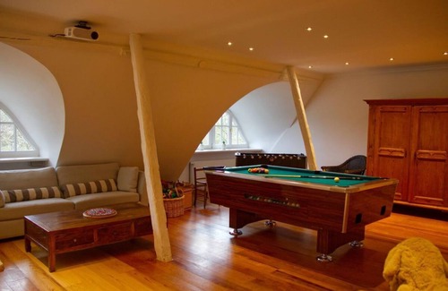 Fehmarn Cabaña | Inselblume 84 - Luxury vacation house with thatched roof in the countryside