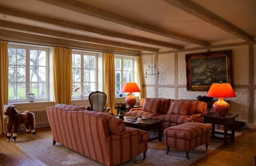 Fehmarn Cabaña | Inselblume 84 - Luxury vacation house with thatched roof in the countryside
