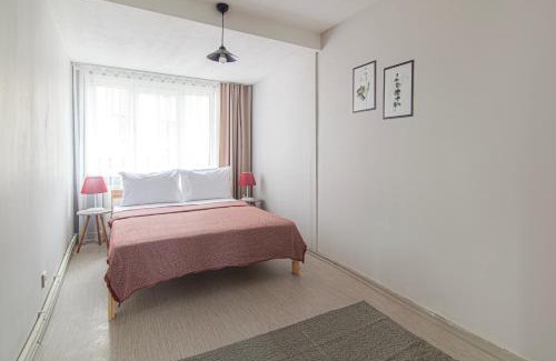 Mecidiyekoy Apartamento | In Istanbul Center, 1BR Bright Top-Floor Apt
