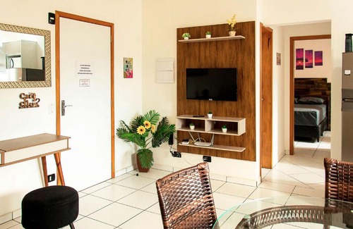 Centro Apartamento | Incrível Apto com piscina e churrasq em Ubatuba SP