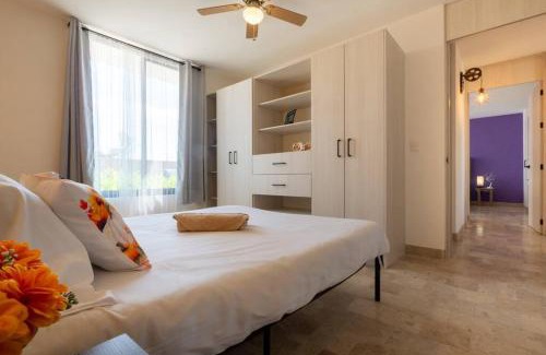 Arcos de San Miguel Apartamento | Increíble depto terraza privada, alberca y jacuzzi