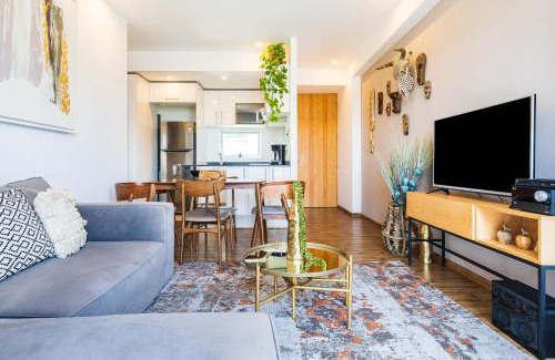 Santa Fe Apartamento | Increíble departamento en Santa Fe con gym, alberca y estacionamiento
