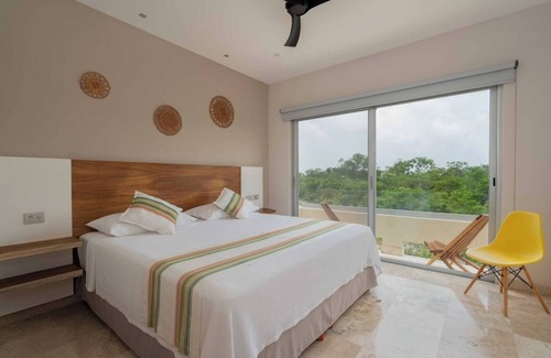 Centro de la ciudad de Tulum Hotel | Increíble propiedad privada: 2 apartamentos con wifi, piscina y cenote cercano