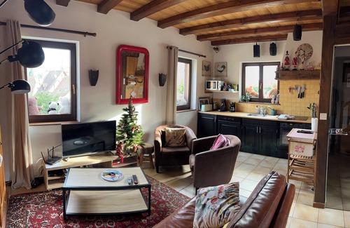 Ribeauville Casa | Muy bonito Gîte -3 *** parking privado independiente-jardín en el corazón de Ribeauville