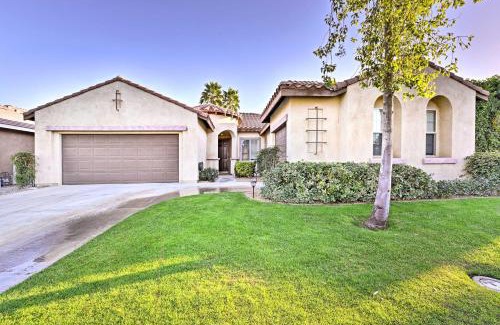 Indio Casa | Indian Palms Resort Home with Yard and Community Perks
