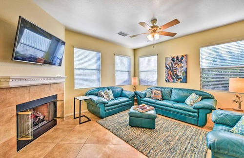 Indio Casa | Indian Palms Resort Home with Yard and Community Perks