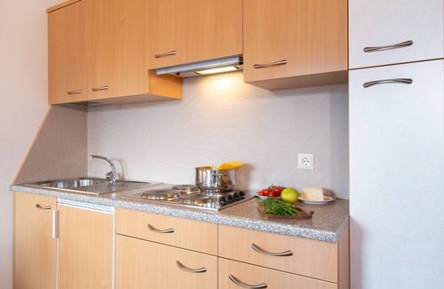 Sluderno Apartamento | Apartamento con piscina cubierta para máx. 3 personas Vista panorámica de la ubicación única de Berge