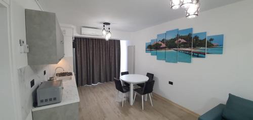 Mamaia-Sat Apartamento | Infinity Aparthotel & Spa Resort Prima Linie la Mare, Piscina Infinity la Etaj 11 Panorama