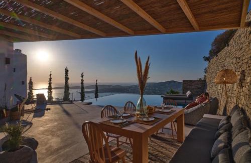 Paros Casa | Infinity sea view hillside villa with private pool