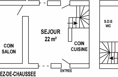 La Haie-Fouassiere Casa | Casa rural La Haie-Fouassière, 2 dormitorios, 5 personas