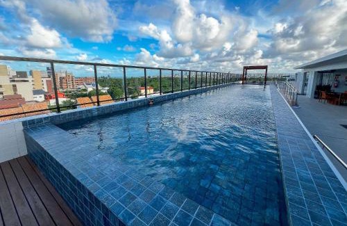 Cabedelo Apartamento | Intermares Moderno Studio 3 pessoas 300m Praia