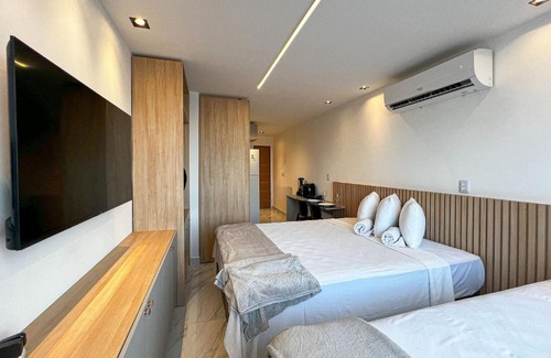 Cabedelo Apartamento | Intermares Moderno Studio 3 pessoas 300m Praia
