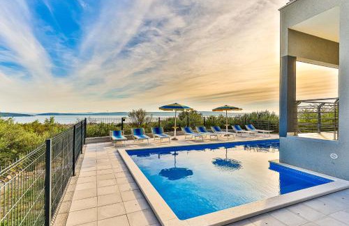 Kastel Kambelovac Villa | Intimate secluded Luxury Villa Cambello, GORGEOUS SEA VIEW in Croatia