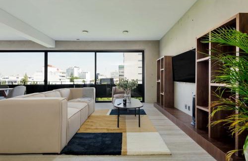 Hipódromo Apartamento | Inviting 2BR Penthouse with Terrace in Cuauhtemoc