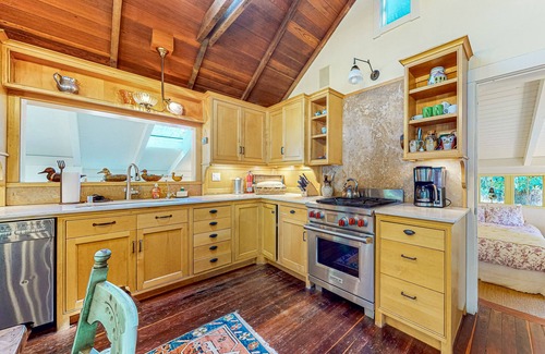 Occidental Casa | Inviting dog-friendly home with hot tub, fireplace, charming patio, & W/D