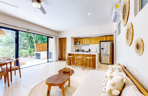 Tulum Apartamento | Inviting dog-friendly apartment with pool, fitness area, balcony, & W/D