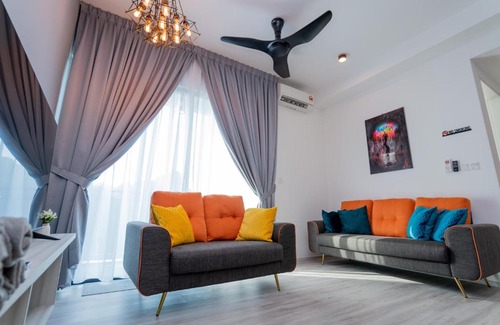 Ulu Kinta Apartamento | Ipoh Tambun Lost World Sunway Onsen Suites Lana 2R2B 8 paxs