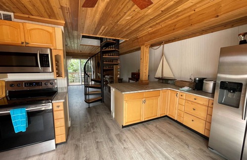 Placida Casa | Island Beach Barn - charming vacation house with bay/dock and beach access