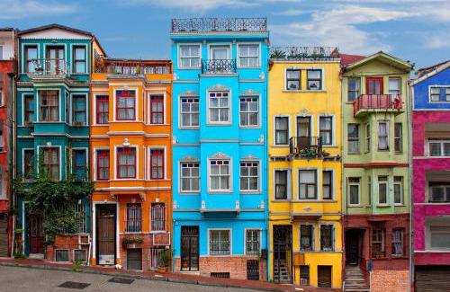 Istanbul City Center Hotel | Istanbul Old City Colorful Houses Balat PETRION Hotel