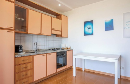 Costa Saracena-Castelluccio Apartamento | Apartamento "La terrazza sul Mare" con vistas al mar, terraza y A/A