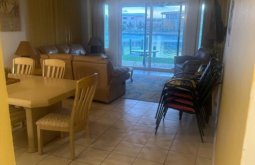 Bahamia West Casa | It's Island Time! Large condo with dock and a view in the heart of Freeport.