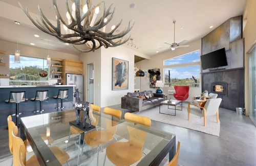 Pioneertown Casa | Jackalope Junction - Pool, Hot Tub, Fire Pit, BBQ and Desert Views!