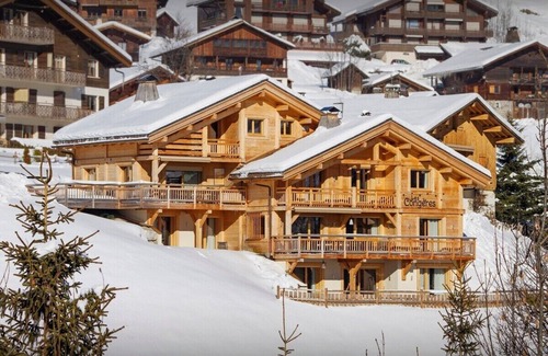 Le Chinaillon Chalet De Esquí | Meringue-Chalet-Exclusivo-Vista a la Montana-Baño con bañera