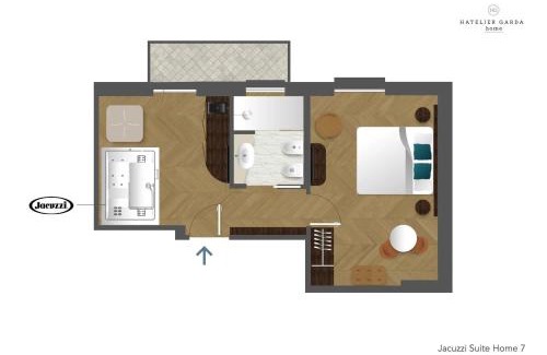Peschiera del Garda Apartamento | Jacuzzi Suite Home by Enjoy Garda Hotel