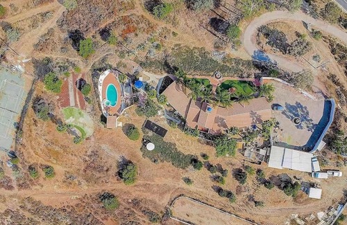Jamul Villa | Jamul's Jewel: 9 ACRES,Hilltop,Heated Salt Pool,Spa,City & Mtn. Views,B-Ball Court,Grill,Horseshoes