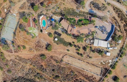 Jamul Villa | Jamul's Jewel: 9 ACRES,Hilltop,Heated Salt Pool,Spa,City & Mtn. Views,B-Ball Court,Grill,Horseshoes