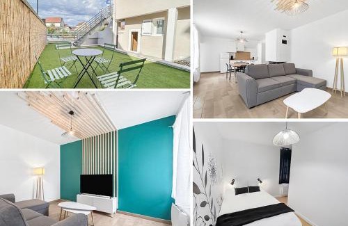 Les Romains Apartamento | Jardin Privé et Déco Moderne à Vichy