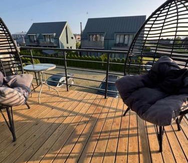 Palanga Apartamento | Jaukūs apartamentai su baseinu ir gultais