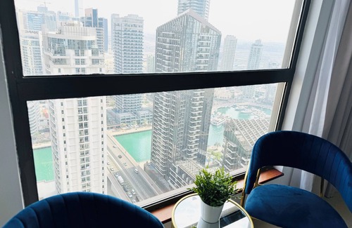 Al Sufouh 2 Apartamento | JBR Walk# Amwaj Suites - 2 BR# Beach Access#Sleeps5