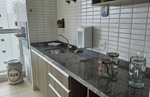 Boqueirao Apartamento | Jd. Wonderful apartment with sea view. Family only!