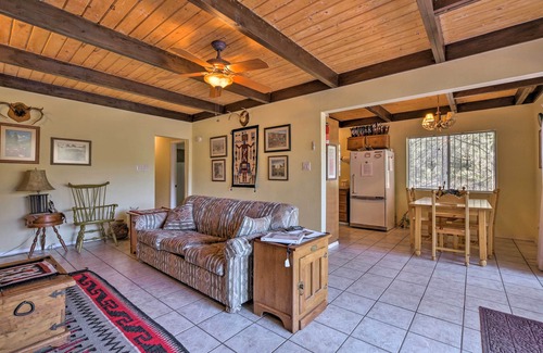 Jemez Springs Casa | Cabina única con vistas al monte-Pasos al río Jemez.