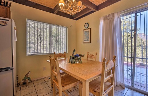 Jemez Springs Casa | Cabina única con vistas al monte-Pasos al río Jemez.