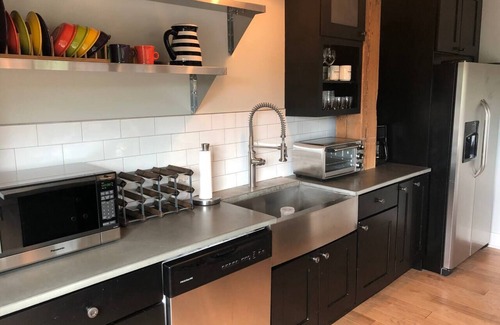 Downtown Rochester Apartamento | JOEY'S PLACE - A MODERN SOPHISTICATED INDUSTRIAL OPEN SPACE LOFT