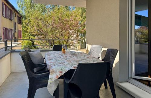 Neudorf Ouest Apartamento | Joli 3P avec terrasse et Garage proche Centre