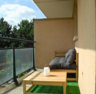 Vitry-sur-Seine Apartamento | Joli studio avec grande terrasse et parking