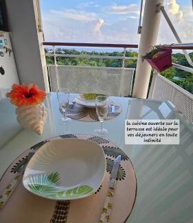 Sainte-Luce Apartamento | Joli T2 L'Oasis vue mer des Caraïbes proche des plages