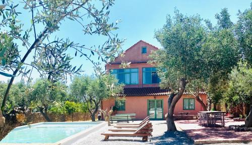 East Mani Villa | Joyanna Villa Pool, Sea View & Olive Grove Serenity in Mani