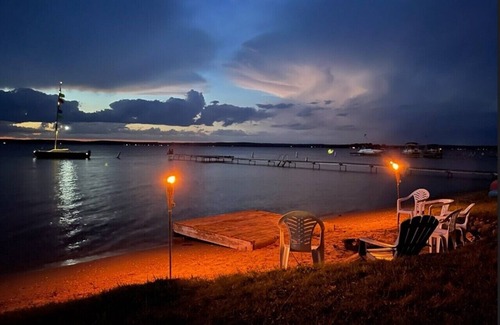 Higgins Lake Cabaña | JR Resort: Lake Front Cottage, BEST VIEW ON THE LAKE!! BEST VALUE ON THE LAKE!!!