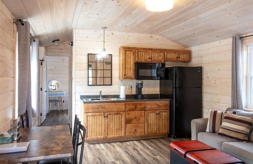 North Sebago Cabina | JUNCO - RESORT WITH 12 PROPERTIES. NATURAL POND FOR SWIMMING. CAFE ON SITE.