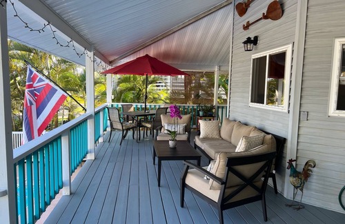 Kapoho Apartamento | Jungle Bamboo Room: Watch Whales, Breakfast included at Ala Kai Bed & Breakfast